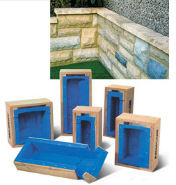 Dressed Stone Wall Block Mould